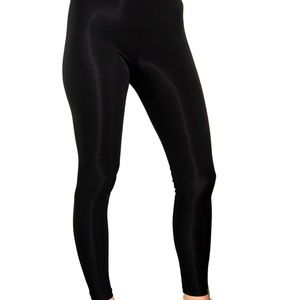 Black glossy legging